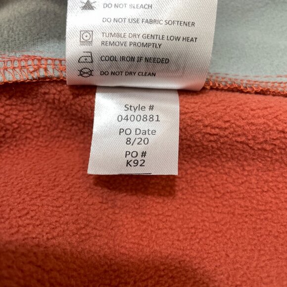 Dover Saddlery Quilted Puffer Jacket Women XXS Full Zip Pockets Riding Orange - Picture 6 of 6